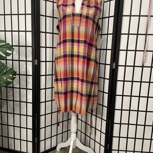 St. John's Bay Multicolor Plaid Mini Dress